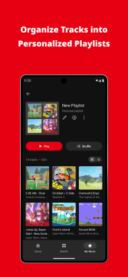 Capture d'écran de l'application Nintendo Music - #5