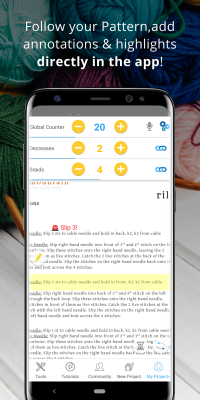 Capture d'écran de l'application Knitting Genius - #6
