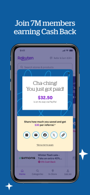 Capture d'écran de l'application Rakuten - #5