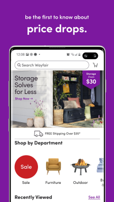 Capture d'écran de l'application Wayfair - #7