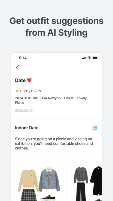 Capture d'écran de l'application Acloset - #4