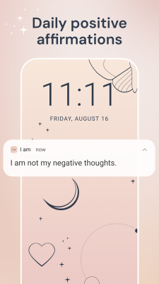 Capture d'écran de l'application I am - Daily affirmations - #1