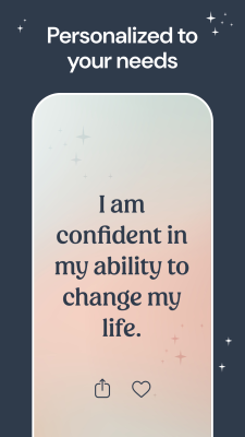 Capture d'écran de l'application I am - Daily affirmations - #2