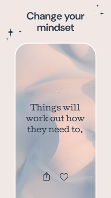 Capture d'écran de l'application I am - Daily affirmations - #6