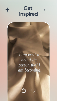 Capture d'écran de l'application I am - Daily affirmations - #7