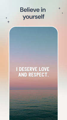 Capture d'écran de l'application I am - Daily affirmations - #8