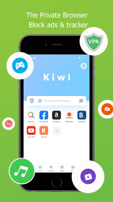 Capture d'écran de l'application Kiwi VPN & Private Browser - #2