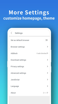 Capture d'écran de l'application Pure Web Browser - #6