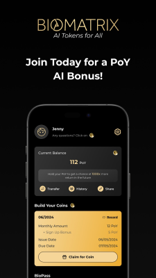 Capture d'écran de l'application BioMatrix - #3