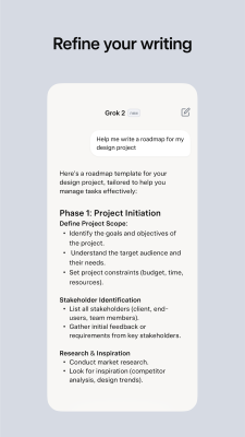 Capture d'écran de l'application Grok - #3