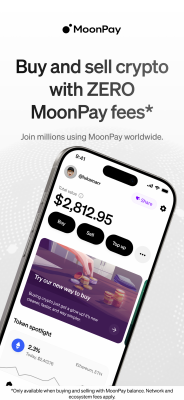 Capture d'écran de l'application MoonPay - #1