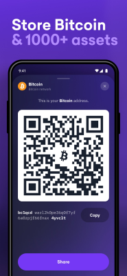 Capture d'écran de l'application Kraken Wallet - #3