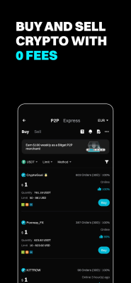 Capture d'écran de l'application Bitget - #4