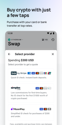 Capture d'écran de l'application MEW crypto wallet: DeFi Web3 - #3
