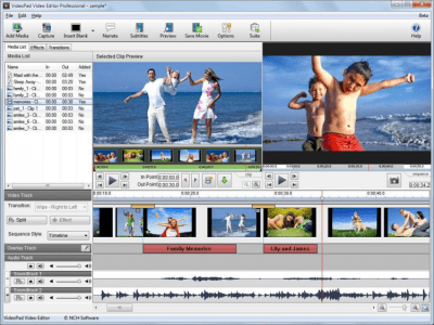 Capture d'écran de l'application VideoPad Video Editor - #1