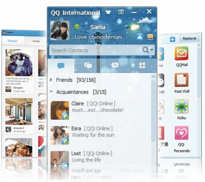 Capture d'écran de l'application QQ Messenger - #1