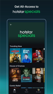 Capture d'écran de l'application Hotstar - #3