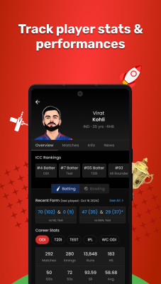 Capture d'écran de l'application CricRocket - #5