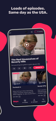 Capture d'écran de l'application Hayu - Watch Reality TV - #3