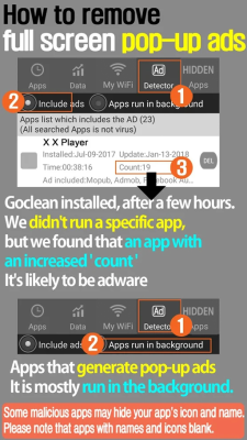 Capture d'écran de l'application Goclean: Popup Ad detector - #5