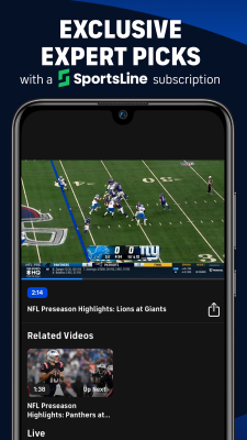 Capture d'écran de l'application CBS Sports App - #5