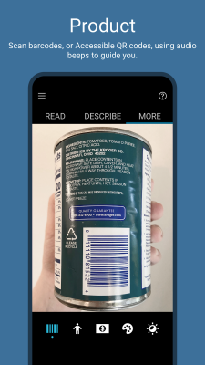 Capture d'écran de l'application Seeing AI - #3
