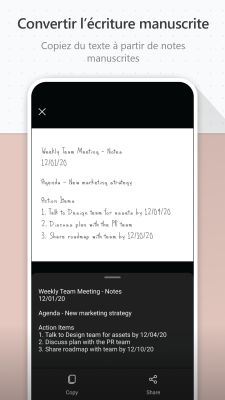 Capture d'écran de l'application Microsoft Lens - PDF Scanner - #5
