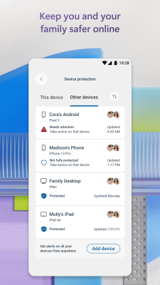 Capture d'écran de l'application Microsoft Defender - #3