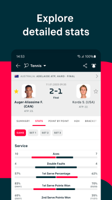 Capture d'écran de l'application Flashscore - #3