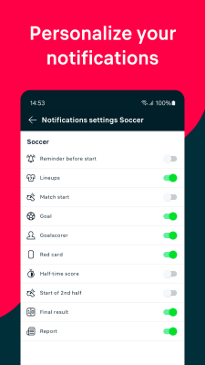 Capture d'écran de l'application Flashscore - #8
