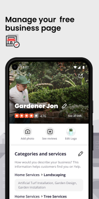 Capture d'écran de l'application Yelp for Business - #5