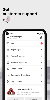 Capture d'écran de l'application Yelp for Business - #7