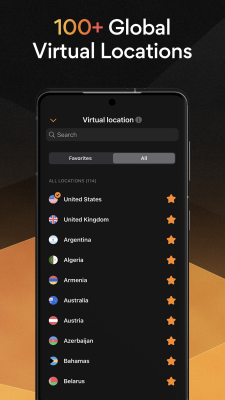 Capture d'écran de l'application Ultra VPN - #3