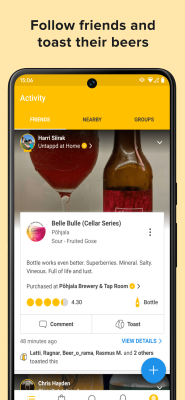 Capture d'écran de l'application Untappd - #5