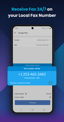 Capture d'écran de l'application FAX.PLUS - #3