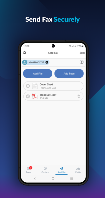 Capture d'écran de l'application FAX.PLUS - #5