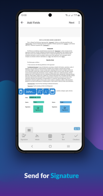 Capture d'écran de l'application Sign.Plus - #6