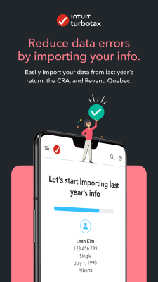 Capture d'écran de l'application TurboTax Canada - #4