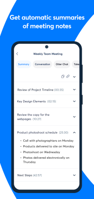 Capture d'écran de l'application OtterAI - #7