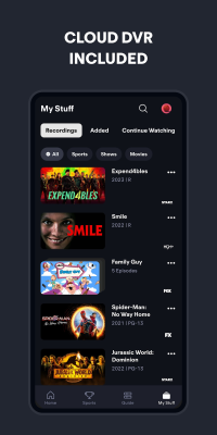 Capture d'écran de l'application Fubo - #6