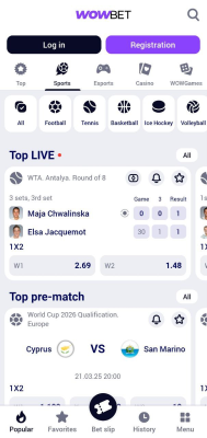 Capture d'écran de l'application Wowbet apk - #3