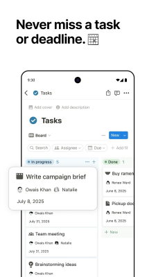 Capture d'écran de l'application Notion - #6