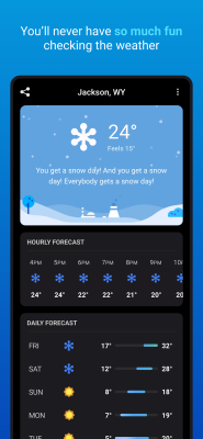 Capture d'écran de l'application CARROT Weather - #4