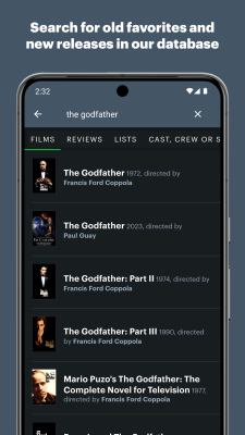 Capture d'écran de l'application Letterboxd - #3