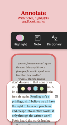 Capture d'écran de l'application Kobo - #5
