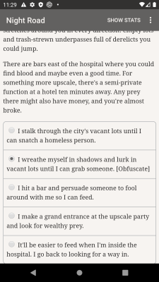 Capture d'écran de l'application Vampire — Night Road - #3
