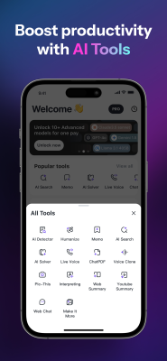 Capture d'écran de l'application Monica AI - #5