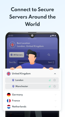 Capture d'écran de l'application PrivadoVPN - #5