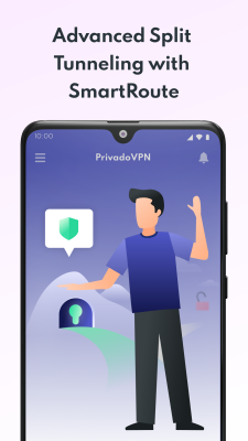 Capture d'écran de l'application PrivadoVPN - #7