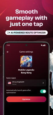 Capture d'écran de l'application ExitLag - #1